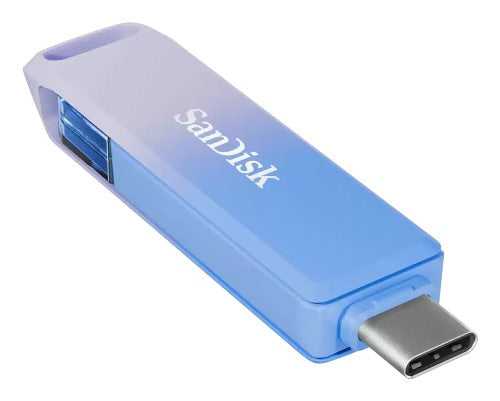SanDisk Creator Phone Drive USB flash drive 256 GB USB Type-C / Lightning 3.2 Gen 1 (3.1 Gen 1) Blue, Lilac