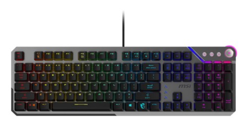MSI STRIKE 600 SILEN keyboard Gaming USB QWERTY US English Black