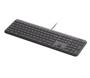 Logitech Signature Slim Wired K620 For Business keyboard Universal USB QWERTY US English Graphite