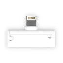Aluratek ADLA01F cable gender changer Lightning Lightning/3.5mm White