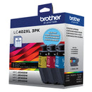Brother LC402XL3PKS ink cartridge 1 pc(s) Original High (XL) Yield Cyan, Magenta, Yellow