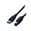 Comprehensive 3ft USB 3.0 M/M USB cable USB 3.2 Gen 1 (3.1 Gen 1) 35.8" (0.91 m) USB A USB B Black