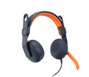 Logitech 981-001362 headphones/headset Wired Head-band Education USB Type-A Blue, Orange