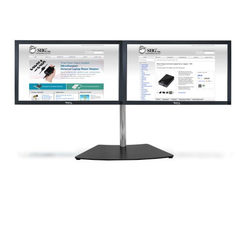 Siig CE-MT2011-S1 monitor mount / stand 27" Black, Gray Desk
