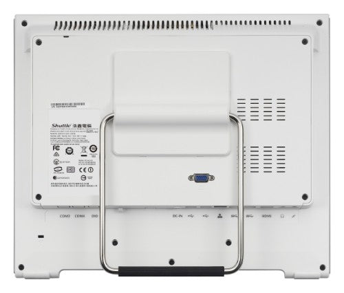 Shuttle X50V8 Intel® Celeron® 5205U 15.6" 1366 x 768 pixels Touchscreen All-in-One PC barebone Wi-Fi 5 (802.11ac) White