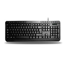 Adesso AKB-132CB keyboard Mouse included Home USB QWERTY US English Black