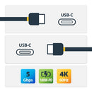 StarTech.com USB315C5C6 USB cable USB 3.2 Gen 1 (3.1 Gen 1) 70.9" (1.8 m) USB C Black
