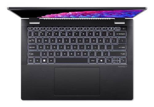 Acer TravelMate P6 TMP614-73T-78TG Intel Core Ultra 7 165H Laptop 14" Touchscreen WUXGA 32 GB LPDDR5x-SDRAM 1 TB SSD Wi-Fi 7 (802.11be) Windows 11 Pro Black