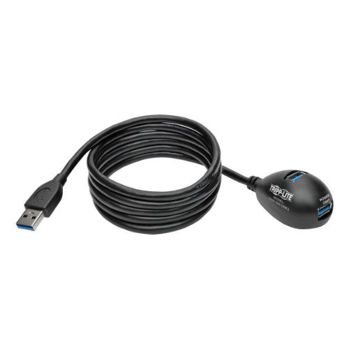 Tripp Lite U324-006-DSK2 USB cable USB 3.2 Gen 1 (3.1 Gen 1) 70.9" (1.8 m) USB A 2 x USB A Black