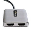 StarTech.com MST14CD122HD USB graphics adapter 3840 x 2160 pixels Black, Gray