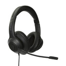 Targus AEH102TT headphones/headset Wired Head-band Office/Call center USB Type-A Black