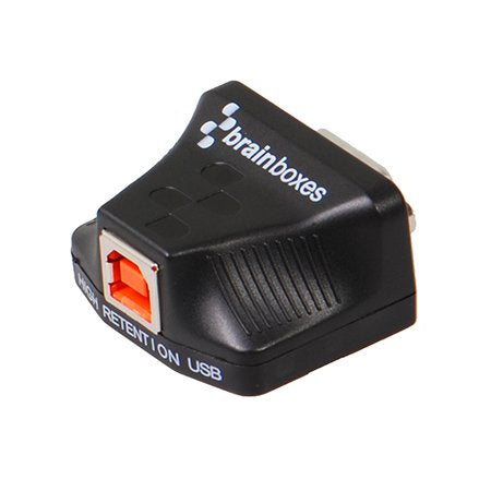 Brainboxes US-320 cable gender changer RS-422/485 USB Black