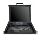 StarTech.com RKCONS1708K rack console 17" 1280 x 1024 pixels Steel Black 1U