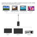 Siig CB-TC0611-S1 USB graphics adapter 3840 x 2160 pixels Black