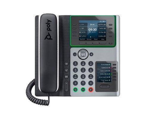HP Poly Edge E450 IP Phone and PoE-enabled with Power Supply