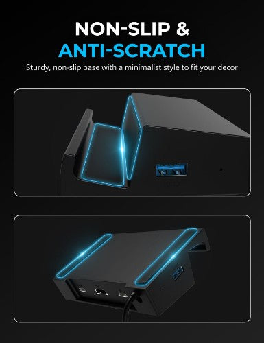 Sabrent DS-SD6P mobile device dock station Black