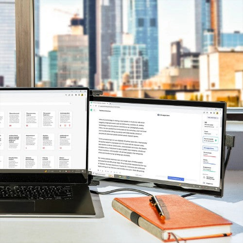 Mobile Pixels Duex Max DS computer monitor 14.1" 1920 x 1080 pixels Full HD LCD Black