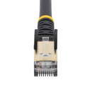 StarTech.com C6ASPAT6BK networking cable Black 70.9" (1.8 m) Cat6a