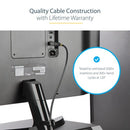 StarTech.com DP14VMM1M DisplayPort cable 39.4" (1 m) Black, Gray