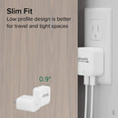 Plugable Technologies PS-40C2W mobile device charger Universal White AC Fast charging Indoor