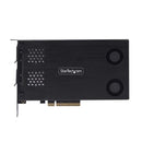 StarTech.com 2M2-REMOVABLE-PCIE drive bay panel Backplane Black
