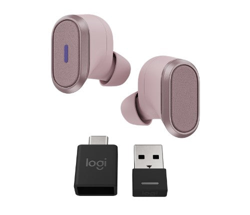 Logitech 985-001089 headphones/headset True Wireless Stereo (TWS) In-ear Calls/Music Bluetooth Rose