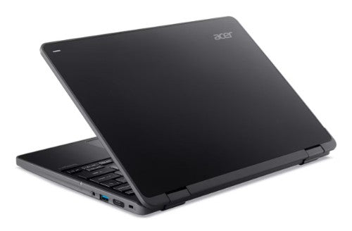 Acer TravelMate Spin B3 TMB312R-31-C45D Hybrid (2-in-1) 12.2" Touchscreen WUXGA 4 GB LPDDR5-SDRAM 128 GB eMMC Wi-Fi 7 (802.11be) Windows 11 Pro Education Black