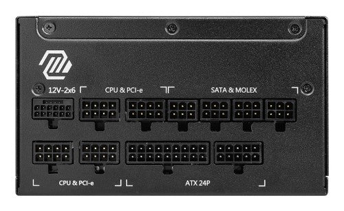 MSI MAG A1000GL PCIE5 power supply unit 1000 W 24-pin ATX ATX Black