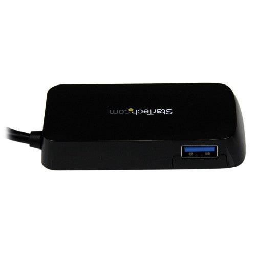 StarTech.com ST4300MINU3B interface hub USB 3.2 Gen 1 (3.1 Gen 1) Type-A 5000 Mbit/s Black