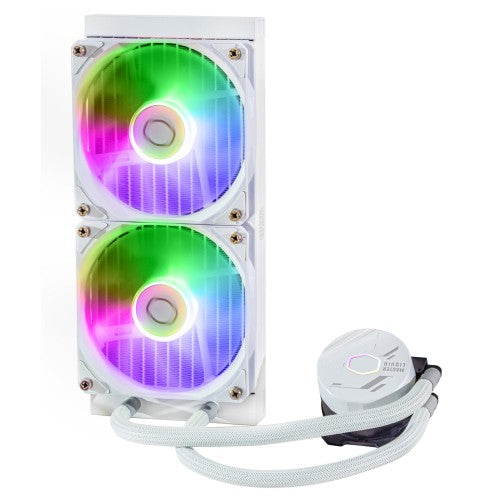 Cooler Master MasterLiquid 240L Core ARGB White Processor Liquid cooling kit 4.72" (12 cm)