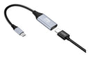 Adesso AUH-5010 video cable adapter 5" (0.127 m) USB Type-C HDMI Aluminum