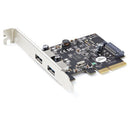 StarTech.com PEXUSB312A3 interface cards/adapter Internal USB 3.2 Gen 2 (3.1 Gen 2)