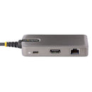 StarTech.com 103B-USBC-MULTIPORT laptop dock/port replicator Wired USB 3.2 Gen 2 (3.1 Gen 2) Type-C Gray