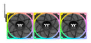 Thermaltake CL-F212-PL14SW-A computer cooling system Computer case Fan 5.51" (14 cm) Black 3 pc(s)