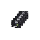 Brother HGE2515PK label-making tape Black on white