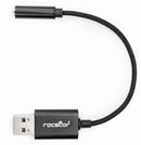 Rocstor Y10A346-B1 audio cable 8.27" (0.21 m) 3.5mm USB Type-A Black