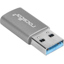 Rocstor Y10A207-G1 USB graphics adapter Aluminum, Gray