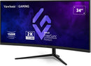 Viewsonic VX3418C-2K computer monitor 34" 3440 x 1440 pixels UltraWide Quad HD Black