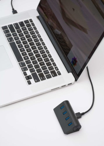 Sabrent HB-MC3B interface hub 5000 Mbit/s Black