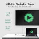 Plugable Technologies USBC-DP video cable adapter 70.9" (1.8 m) USB Type-C DisplayPort Black