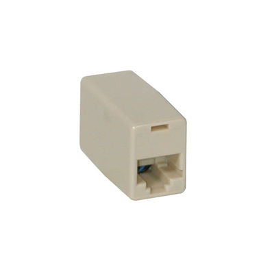 C2G RJ45 8-pin Modular Inline Coupler Straight-Through Gray