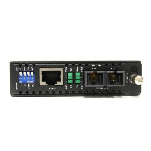 StarTech.com ET90110SC2 network media converter 200 Mbit/s 1310 nm Multi-mode Black