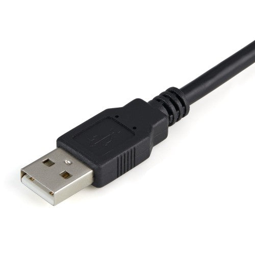 StarTech.com ICUSB2321F cable gender changer DB-9 USB 2.0 A Black
