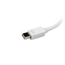StarTech.com MDP2VGDVHDW video cable adapter 5.91" (0.15 m) Mini DisplayPort DVI-D + VGA (D-Sub) + HDMI White