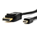 Rocstor Y10C165-B1 video cable adapter 70.9" (1.8 m) Mini DisplayPort DisplayPort Black