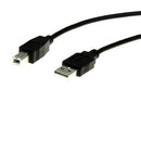 Rocstor Y10C115-B1 USB cable USB 2.0 120" (3.05 m) USB A USB B Black
