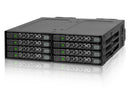 Icy Dock MB998SP-B disk array 0 TB Black