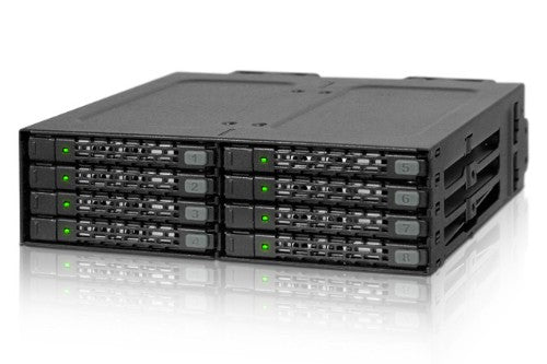 Icy Dock MB998SP-B disk array 0 TB Black