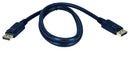 QVS DP, 20ft. 118.1" (3 m) DisplayPort Black