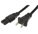 C2G Non-polarized Power Cord, Black 6ft 72" (1.83 m)